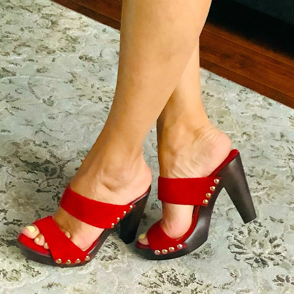 Dressyjimmi Choo Wooden Platform Sandals